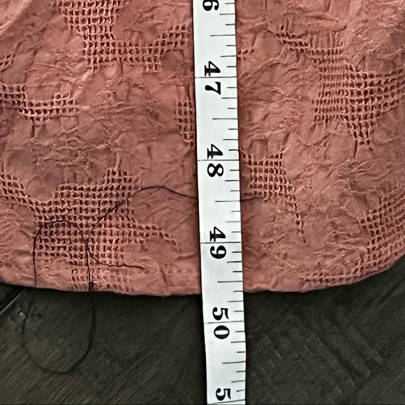 Lulus Time for Tea Dusty Rose Jacquard Sleeveless Midi Dress - Size Small - Picture 14 of 16